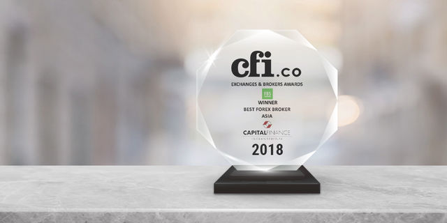 FBS menerima penghargaan dari CFI's sebagai 'Best Forex Broker Asia 2018'